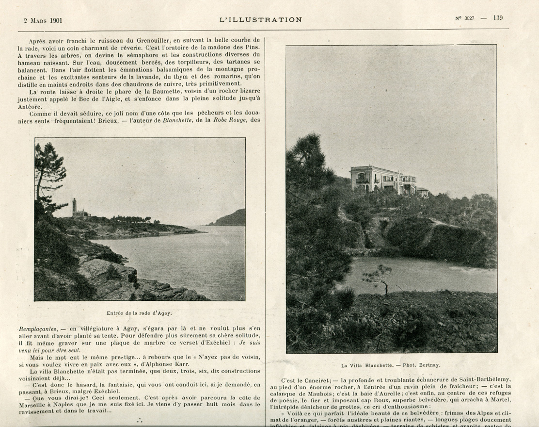 Agay L'illustration 1905 suite