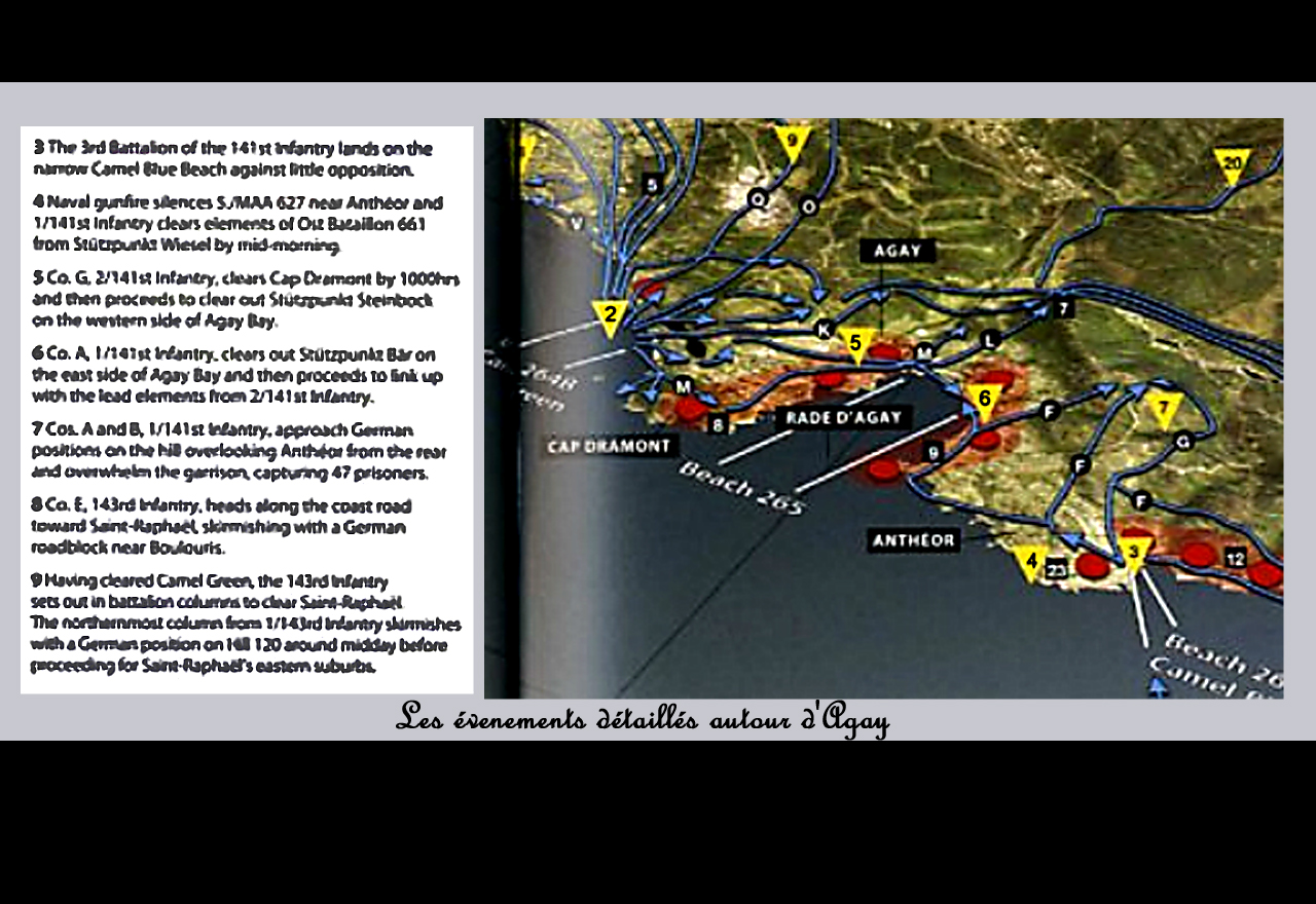 Guerre Plan dbarquement Agay